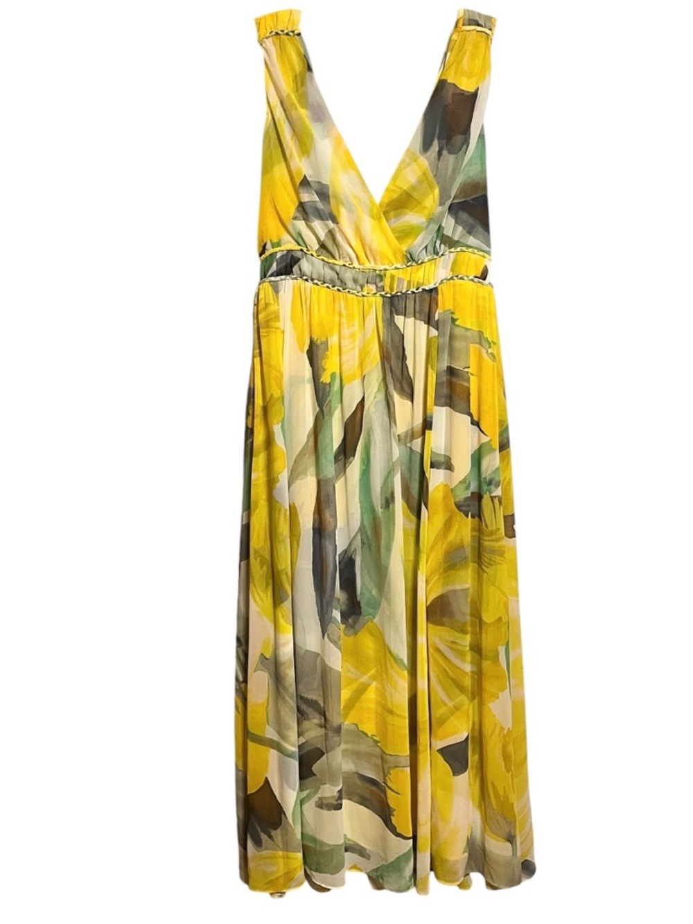 White House Black Market sleeveless braided floral maxi dress (blogger fav) 12 - Picture 3 of 14